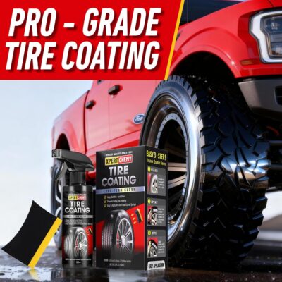 Ceramic Tire Shine, High Gloss Tire Coating, Give Tires a Deep Wet Shine and Long-Lasting Protection, Non-Greasy Ceramic Tire Coating for Car, Truck & SUV - Image 7