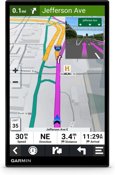 Garmin DriveSmart 86, 8-inch Car GPS Navigator with Bright, Crisp High-Resolution Maps and Garmin Voice Assist - Image 2