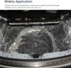 Abahub Sound Deadening 394 mil 16 sqft Heat Shield Automotive Insulation Roll - Car Sound Deadening Material Hood Insulation Pad, Firewall 59"x39" - Image 5