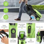 Electric Pressure Washer 5000 PSI,2.8 GPM Power Washer with Foam Cannon,Portable Cleaner with 33ft Hose Reel,4 Nozzle Tips,and Soap Bottle for Cars/Home/Driveways/Patios/Decks/Fences - Image 3