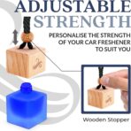 Solvère Car Air Freshener for Men | Perfume Style Freshener with Solvère Fragrance | Strong Freshener with Odour Eliminating Technology with Vent Clip | Car Air Freshener by Perfa - Image 4