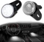 LED Interior Courtesy Lights Footwell Lights Under Dashboard Courtesy Floor Lamp for Dodge RAM,for Durango,Nitro,for Jeep Wrangler,Liberty,Grand Cherokee,18-SMD Under Hood Lamp (White)