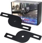 iJDMTOY Add-On Dual Pod Light Mounting Brackets for Truck SUV Hood Hinge or A-Pillar Mount LED Pod Light System