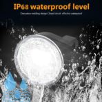 LED Interior Courtesy Footwell Lights Under Dashboard Floor Lamp Assembly for Dodge Durango Ram 1500 2500 3500 Classic Wrangler Grand Cherokee, White of 2pcs,OEM #68395784AA - Image 6