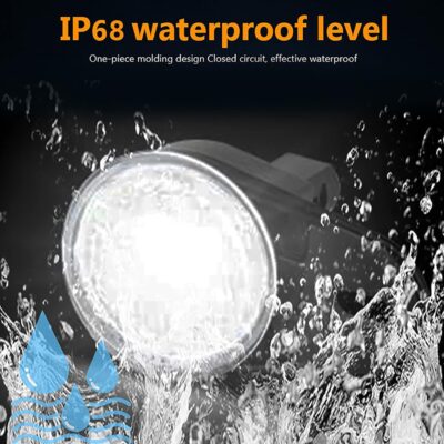 LED Interior Courtesy Footwell Lights Under Dashboard Floor Lamp Assembly for Dodge Durango Ram 1500 2500 3500 Classic Wrangler Grand Cherokee, White of 2pcs,OEM #68395784AA - Image 6