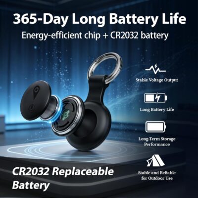 GPS Tracker for Vehicles, No Subscription or SIM Required, Hidden Vehicle Locator, Magnetic Waterproof, Accurate Tracking, 365-Day Battery Life, iOS Only (Black) - Image 5