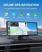 HK3 Carplay Screen for Car, 10.26’’ Wireless Apple Car Play & Android Auto Touchscreen, with 4K Dash Cam,1080P Backup Camera,64GB TF card, Car Stereo/GPS Navigation/Mirror Link/Bluetooth/Voice Control - Image 3