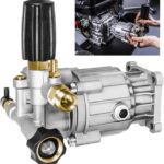WOJET Pressure Washer Pump, 3/4" Shaft, 3400PSI 2.5GPM, Horizontal Power Washer Pump With Anti-seize, Self-Priming, Replacement Pressure Washer Pump Kit for Dewalt, Simpson, Craftsman, Honda, Generac