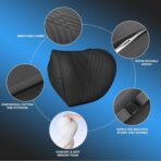 Universal Car Neck Pillow, Memory Foam Car Headrest Pillow for Neck Support, Breathable Removable Cover & Adjustable Strap, Ergonomic Design for Driving Comfort, Neck Pain Relief, Travel (Light Grey) - Image 5