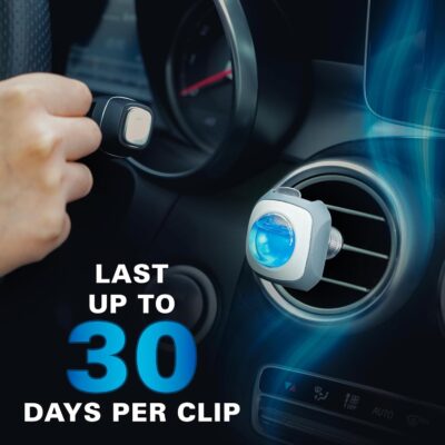 Air Jungles New Car Scent Car Air Freshener Vent Clip, 6 Count Long Lasting Up to 180 days, Natural Essential Oil Car Fragrance for Women and Men, Odor Eliminator - 4ml Each - Image 6