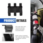 Roll Bar Fire Extinguisher Mount, Adjustable Secure Holder with Water Bottle Strap, Fire Extinguisher Retention Strap, Compatible with Wrangler Unlimited CJ YJ LJ TJ JK JKU JL JLU (Black) - Image 3
