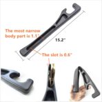 2 Pack Car Seat Gap Filler Stopper/Catcher, No-Drop Seat Guard Insert Between Seat and Console Black Car Accessories Auto Crevice Blocker Pad Plug Seat Gap Guard YMT-A02 - Image 3