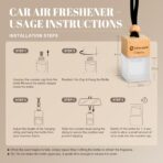 Car Air Freshener Hanging 3 Pack - 1 Way, Dream On, Cabana Hotel Collection Diffuser Oil Inspired The One Hotel, Car Fresheners for Women & Men, 45+ days Long Lasting, 0.27 FL OZ/8ML - Image 6