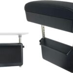Arm Rest for Car,Car armrest Car arm Rest,Seat Gap Storage Box,Car Seat Gap Filler Organizer,Forearm Wrist Support Adjustable Armrest,Car Central Liftable Armres Storage Organizer Box Black