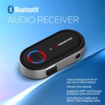 Monster Bluetooth Audio Receiver, Aux Bluetooth Adapter with 3.5mm Jack, Hands-Free Calls, Siri & Google Voice Compatible, for Home Stereo, Headphones & Car Connectivity - Image 5