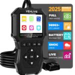 OBD2 Scanner Diagnostic Tool, Check Engine Light Car Code Reader with Reset, Battery Tester, Live Data, Freeze Frame, I/M Readiness, Car Scanner Diagnostic Tool for All OBDII Car After 1996