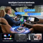 2-in-1 Wireless Apple CarPlay&Android Auto Adapter 2026, Magic AI Box Streaming Dongle Support Netflix/YouTube, Plug&Play, Car Play Wireless Adapter, Only Fit for Cars with Wired CarPlay/Android Auto - Image 4