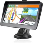GPS Navigator for Car, Latest 2026 Map 7-Inch HD Display 16GB 256MB Satellite Navigation System with Sun Visor, Smart Real Voice GPS Guidance, Provides Lifetime Live Map Updates