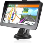 GPS Navigator for Car, Latest 2026 Map 7-Inch HD Display 16GB 256MB Satellite Navigation System with Sun Visor, Smart Real Voice GPS Guidance, Provides Lifetime Live Map Updates