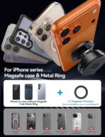 JOYROOM Car Mount for iPhone, [Tri-Fold] MagSafe iPhone Car Mount, [Suction Pro+Gel Base] 360° Rotation iPhone Car Holder, Strong Magnet for iPhone 17 Pro Max and Other Series[Not for Charging] - Image 7