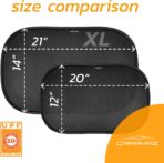 Car Window Shade for Baby with Certified UV-Protection 2 Pack - 21"x14" - Image 4