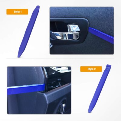 GOOACC 5PCS Auto Trim Removal Tool Kit No-Scratch Pry Tool Kit for Car Door Clip Panel & Audio Dashboard Dismantle -5PCS - Image 4
