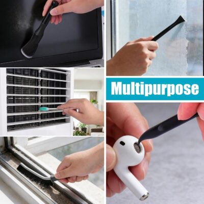 XANGNIER Car Detailing Kit Interior,Car Cleaning Interior Cleaner Brush Kit Tool,Car Care Detail & Clean Supplies Accessories Kits,Suitable for Auto,SUV,Truck,Sedan,Dashboard,Panel,10 Pcs Tools Sets - Image 6