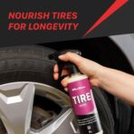 Maxshine Tire Shine 16oz | Acrylic Formula Tire Dressing with UV Protection | No-Sling, Dry-to-the-Touch Finish | Gloss Enhancer Nourishes Rubber & Protects Tires | Professional Car Detailing Supply - Image 6