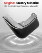 REEVAA 2026 Tesla Model 3 Highland Accessories - Mud Flaps [Protect Paint, No Drilling Required] All-Weather Splash Guard Body Kits for Model 3 Highland 2024-2026, Black (Set of 4) - Image 4