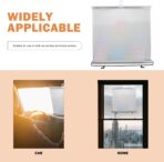 Car Side Window Sunshade with Suction Cup, Silver Laser Reflective Film, 40x60cm Retractable Privacy Shade for Automotive Heat Insulation and UV Protection, Suitable for Cars - Image 7