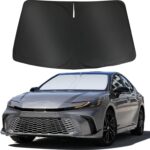 Windshield Sun Shade Fit for Toyota Camry Accessories 2025 2026, Windshield Sunshade, Foldable Front Window Sun Shade, Screen Shield Cover, UV Blocker Protector Heat Shield