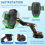 Heavy Duty Phone Holder - Long Arm, Anti-Shake Suction Cup, Compatible with All Phones & Vehicles - Image 7