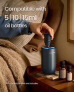 Waterless Diffuser for Essential Oil, Smart Car Air Freshener Diffuser with 3 Mist Grades & 3 LED Light Colors, Auto On/Off, Rechargeable Scent Air Machine - Image 6