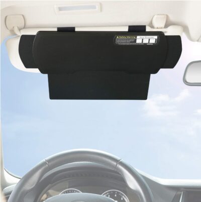 Car Visor Sunshade Extender, Window Shade, Anti-Glare Sun Blocker for Driver or Front Seat Passenger,1 Piece (Black) - Image 8