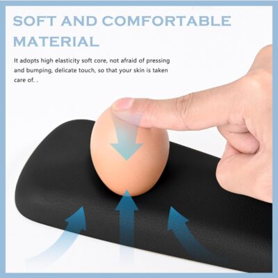 2PCS Car Arm Rest Cushion for Elbow,Soft Leather Car Door Armrest Pad with One-Piece Molding for Comfortable Support,Universal Cars Knee Cushion as Cars Arm Rest Cover Pad - Image 4