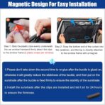 XCBYT Car Window Shades for 2014-2020 Grand Cherokee (Not for Grand Cherokee L) Sun Shade for Car Baby Side Window with Breathable Mesh Blocking 99% UV Glare and Privacy Protection for Safe Driving - Image 4