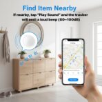 Mini GPS Tracker for Car Work with Apple Find My (iOS Only) Real Time Global Coverage Locator Tracking Devices for Vehicles Hidden Magnetic Case for Kids Dogs Cats Truck No Subscription No Monthly Fee - Image 2