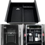 JOJOMARK Compatible with Toyota 4Runner Accessories Center Console Tray Organizer Armrest Box Storage Fit for 4Runner 2010-2019 2020 2021 2022 2023 2024 (Console Organizer)