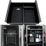 JOJOMARK Compatible with Toyota 4Runner Accessories Center Console Tray Organizer Armrest Box Storage Fit for 4Runner 2010-2019 2020 2021 2022 2023 2024 (Console Organizer)