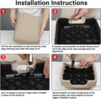 KBH Center Console Cover Replacement for Infiniti QX60 / JX35 & Nissan Pathfinder 2013-2020, Vinyl Leather, Car Armrest Upholstery, Anti-Scratch, Black - Image 7