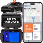 Brickhouse Security GPS Car Tracker - Hidden Tracker for Vehicles - Long Lasting Battery 140-Day LTE GPS Tracking Device for Vehicles with Magnetic Case & Extended Battery - Subscription Required