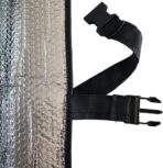 Car Windshield Sunshade-Thicken 5-Layer Bubble Block Heat and Sun UV Rays,Front Windshield Sun Shade- Keeps Your Vehicle Cool - 58 x 27.5 Inch (Sliver) - Image 6