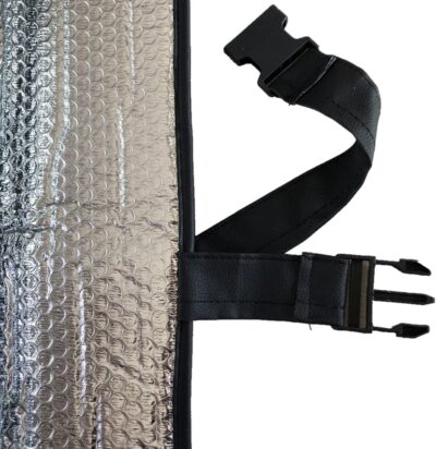 Car Windshield Sunshade-Thicken 5-Layer Bubble Block Heat and Sun UV Rays,Front Windshield Sun Shade- Keeps Your Vehicle Cool - 58 x 27.5 Inch (Sliver) - Image 6