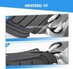 Nilight PVC Floor Mats for Cars Trucks SUVs,Universal Trim to fit for Most Vehicles,All Weather Protection Heavy Duty Floor Liners,Pack of 3 - Image 4