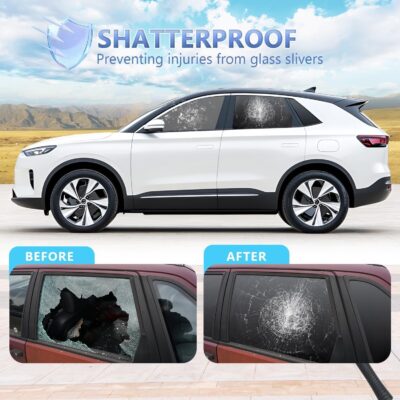 Window Tint Film for Cars, Ceramic Window Tints, Blocks 99% UV & IR Rays, Heat Resistant Anti Glare Film for Windshield, Scratch Resistant Sun Shade Auto Tint Roll (35% VLT, 20in x 10ft) - Image 5