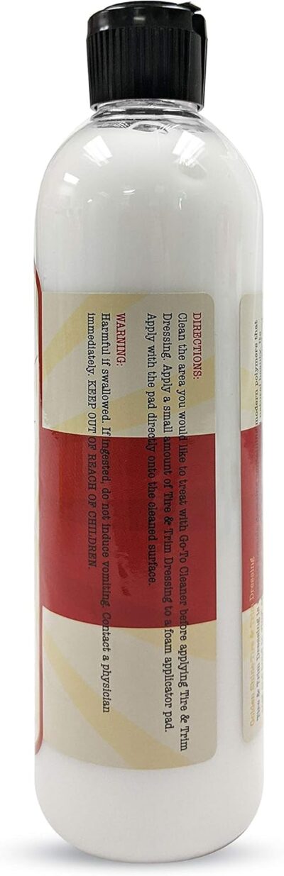 GOLDEN SHINE Tire & Trim Gel Dressing, 16 Ounce Bottle Shines and Protects Tires, Rubber and Exterior Trim, 16016 - Image 3