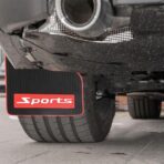 4Pcs Mini Size Mud Flaps Front & Rear Universal Car Splash Guards Soft Rubber Mudguards Replacement for Sedan Replacement for Hatchbacks - Image 5