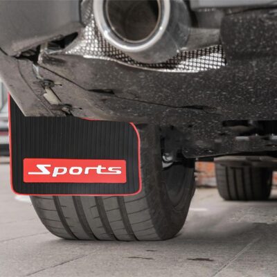 4Pcs Mini Size Mud Flaps Front & Rear Universal Car Splash Guards Soft Rubber Mudguards Replacement for Sedan Replacement for Hatchbacks - Image 5