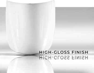 VViViD+ Ultra Gloss Premium Vinyl Car Wrap Film (1ft x 5ft, Gloss White) - Image 5