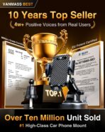 VANMASS Car Phone Holder 2026 Ultimate Military-Grade Phone Holder for Your Car Windshield Dashboard【Newest Best Strongest】 Cell Phone Car Mount for iPhone Samsung Android Speaker Mounts - Image 2